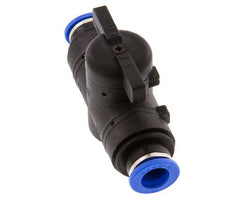 Válvula de bola recta de 2 vías 10 mm Plástico/Latón