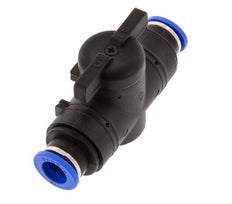 Válvula de bola recta de 2 vías 10 mm Plástico/Latón