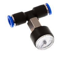 Manómetro 8mm Unión Recta 0-16 bar (0-232psi)