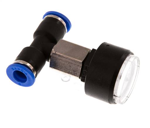 Manómetro 6mm Unión Recta 0-16 bar (0-232psi)
