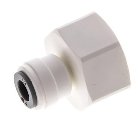 Racor 1/4'' x G1/2'' con rosca hembra POM EPDM [5 piezas]