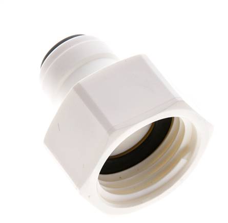 Racor 1/4'' x G1/2'' con rosca hembra POM EPDM [5 piezas]