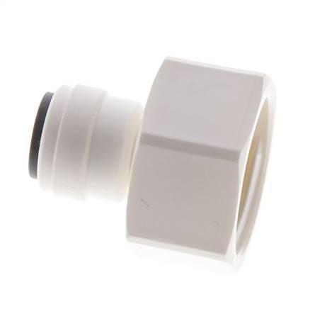 Racor 1/4'' x G1/2'' con rosca hembra POM EPDM [5 piezas]