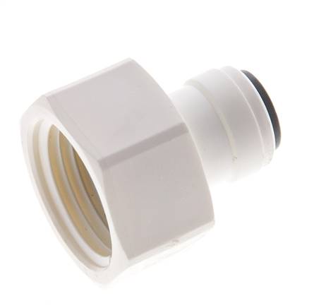 Racor 1/4'' x G1/2'' con rosca hembra POM EPDM [5 piezas]