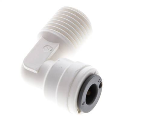 Codo de 90 grados 6mm x R1/4'' con rosca macho POM EPDM [5 piezas]