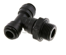 Racor en T de 10mm x G1/2'' con rosca macho Latón NBR Giratorio