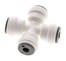 Racor en cruz de 5/32'' POM EPDM FDA [2 piezas]