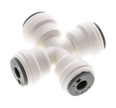 Racor en cruz de 5/32'' POM EPDM FDA [2 piezas]