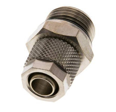 Conector Recto Latón Niquelado 10x8 & G3/8'' Rosca Macho NBR [2 piezas]