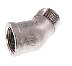 Rp 3/4'' x R 3/4'' F/M Codo de 45 grados de acero inoxidable 16 Bar