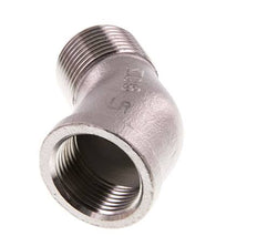 Rp 3/4'' x R 3/4'' F/M Codo de 45 grados de acero inoxidable 16 Bar