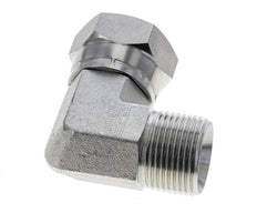 G 1'' M/F Codo de 90 grados de acero galvanizado 150 Bar - Hidráulico