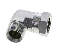G 1'' M/F Codo de 90 grados de acero galvanizado 150 Bar - Hidráulico