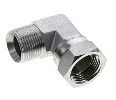 G 1'' M/F Codo de 90 grados de acero galvanizado 150 Bar - Hidráulico