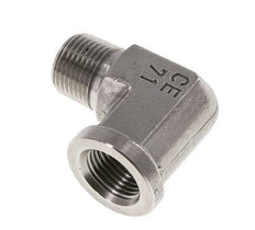 3/8'' NPT x 3/8'' NPT M/F Codo de 90 grados de acero inoxidable 210 Bar - Hidráulico