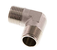 R 1/2'' Macho Latón Niquelado Codo de 90 grados 16 Bar