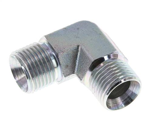 Racor acodado 90deg G1/2'' Acero alta presión 60° Cono 350bar (4917.5psi) Hidráulico
