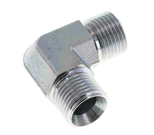 Racor acodado 90deg G1/2'' Acero alta presión 60° Cono 350bar (4917.5psi) Hidráulico