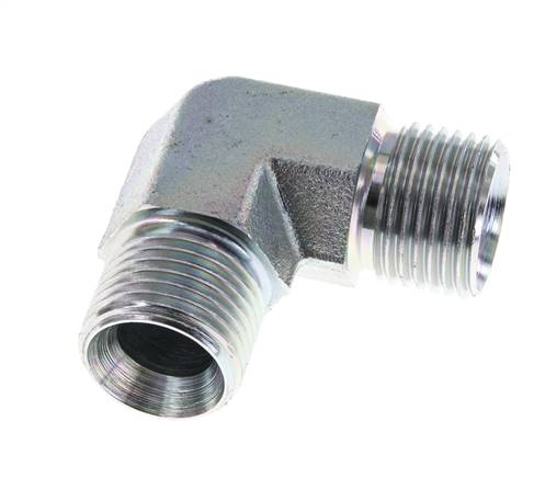 Racor acodado 90deg G1/2'' Acero alta presión 60° Cono 350bar (4917.5psi) Hidráulico