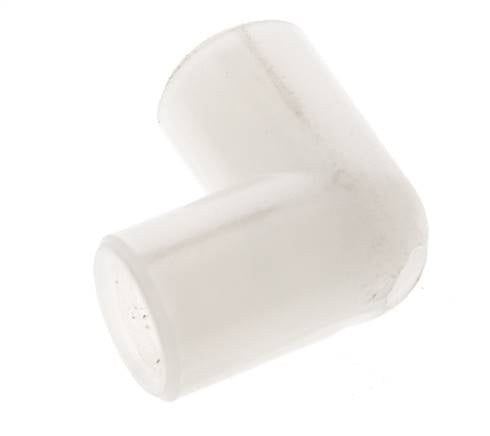 Racor acodado 90deg G1/8'' Hembra PVDF 10bar (140.5psi) FDA