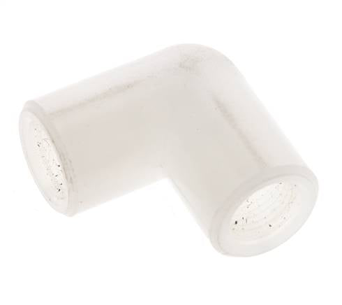 Racor acodado 90deg G1/8'' Hembra PVDF 10bar (140.5psi) FDA