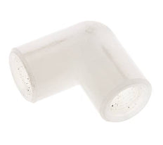 Racor acodado 90deg G1/8'' Hembra PVDF 10bar (140.5psi) FDA