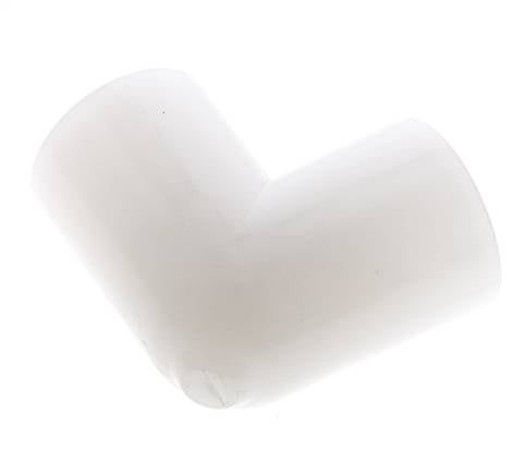 Racor acodado 90deg G1/2'' Hembra PVDF 10bar (140.5psi) FDA