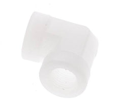 Racor en ángulo de 90 grados G1/8'' hembra Polipropileno (pp) 10bar (140,5psi) FDA