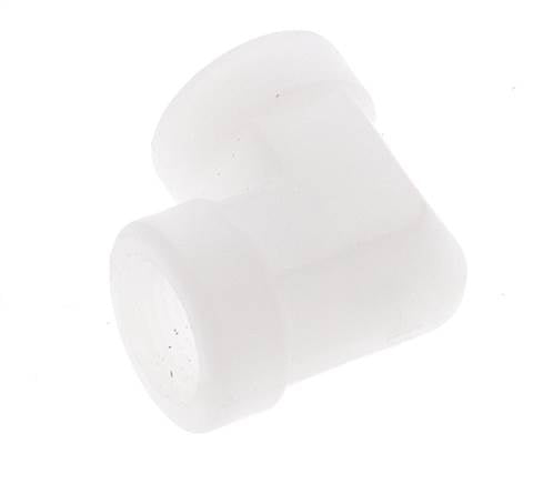 Racor en ángulo de 90 grados G1/8'' hembra Polipropileno (pp) 10bar (140,5psi) FDA
