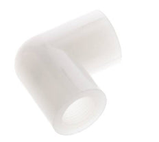 Racor acodado 90deg G3/8'' Hembra PVDF 10bar (140.5psi) FDA