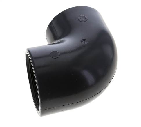 Racor acodado 90deg Rp3'' Hembra PVC-U 16bar (224.8psi) EN 1452-3