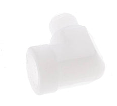Racor acodado 90deg G1/8'' Macho x Hembra Polipropileno (pp) 10bar (140.5psi) FDA