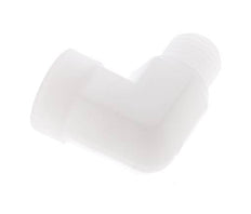 Racor acodado 90deg G1/4'' Macho x Hembra Polipropileno (pp) 10bar (140.5psi) FDA