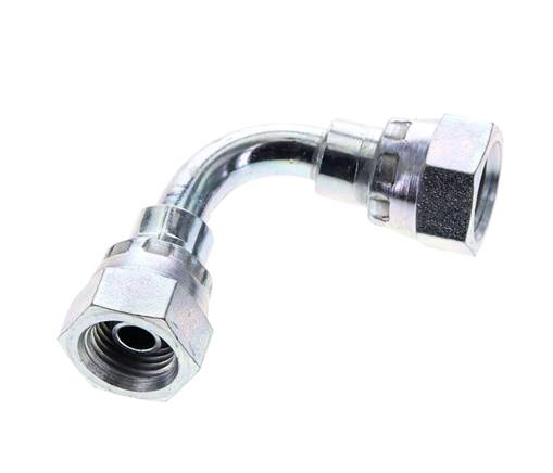 Racor acodado 90deg G1/4'' Hembra Acero alta presión 60° Cono 575bar (8078.75psi) Hidráulico