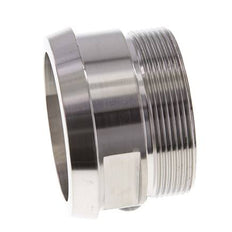 DIN 11851 Racor Sanitario (Lácteo) Cono 86mm x G2 Macho 1/2 pulgada Acero Inoxidable