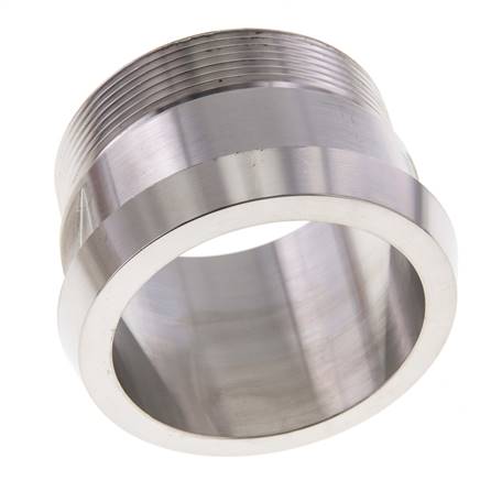 DIN 11851 Racor Sanitario (Lácteo) Cono 86mm x G2 Macho 1/2 pulgada Acero Inoxidable