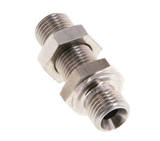 G 1/4'' Pasamuros Acero Inoxidable Doble Racor 350 Bar - Hidráulico
