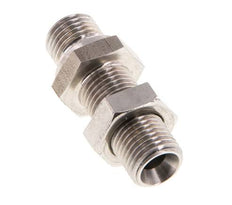 G 1/4'' Pasamuros Acero Inoxidable Doble Racor 350 Bar - Hidráulico