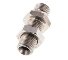 G 1/4'' Pasamuros Acero Inoxidable Doble Racor 350 Bar - Hidráulico