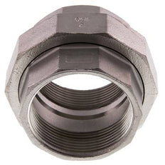 Rp 2'' acero inoxidable espiga doble 3 piezas con cierre cónico 16 Bar