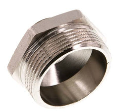 G 1 1/2'' x G 3/4'' Espiga doble de latón niquelado 16 Bar