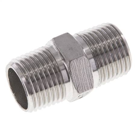 1/2'' NPT Acero inoxidable Espiga doble 16 Bar
