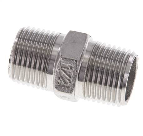 1/2'' NPT Acero inoxidable Espiga doble 16 Bar