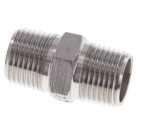 1/2'' NPT Acero inoxidable Espiga doble 16 Bar