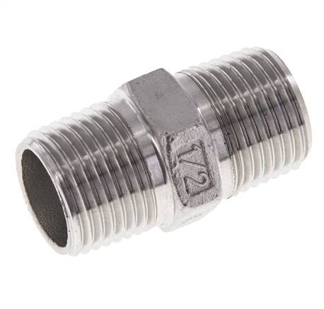 1/2'' NPT Acero inoxidable Espiga doble 16 Bar