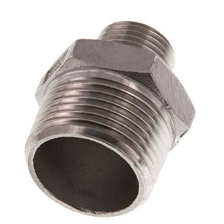 R 1'' x R 1/2'' Acero inoxidable de doble espiga 16 Bar
