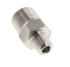 1/4'' NPT x 1/2'' NPT Acero inoxidable Racor doble 210 Bar - Hidráulico