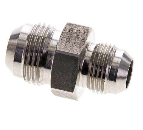 Racor reductor doble JIC UNF 7/8''-14 x UN 1-1/16''-12 Acero inoxidable 210bar (2950.5psi)