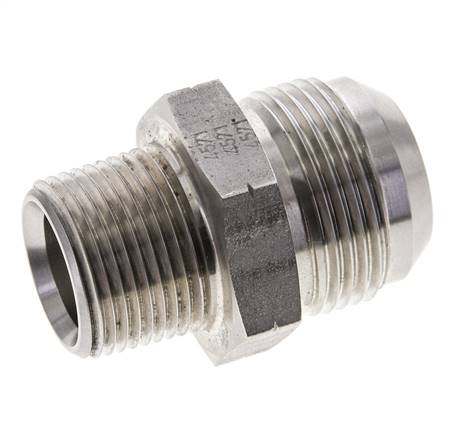 Espiga doble JIC UN 1-7/8''-12 x 1 1/2'' NPT Acero inoxidable 70bar (983.5psi)
