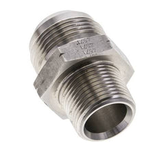 Espiga doble JIC UN 1-7/8''-12 x 1 1/2'' NPT Acero inoxidable 70bar (983.5psi)
